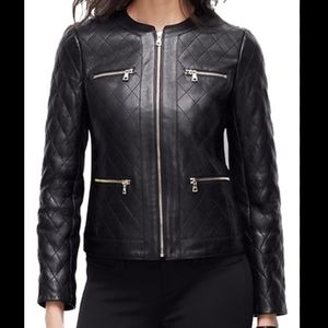 Quilted Leather Jacket